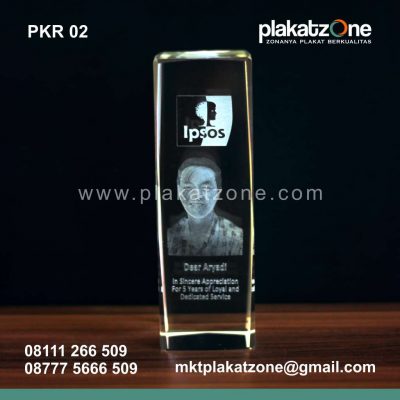 plakat kristal elegan