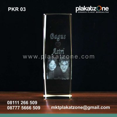 plakat kristal murah