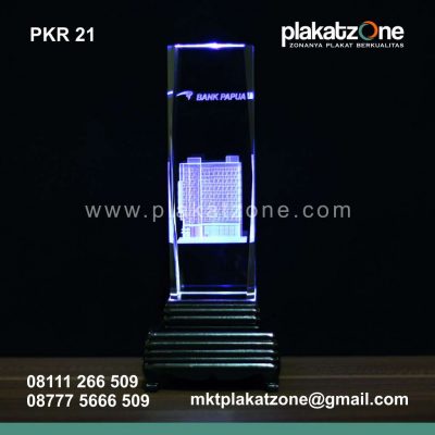 souvenir plakat kristal bank papua