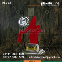 Plakat Akrilik Menghias Mobil Kab. Wonosobo